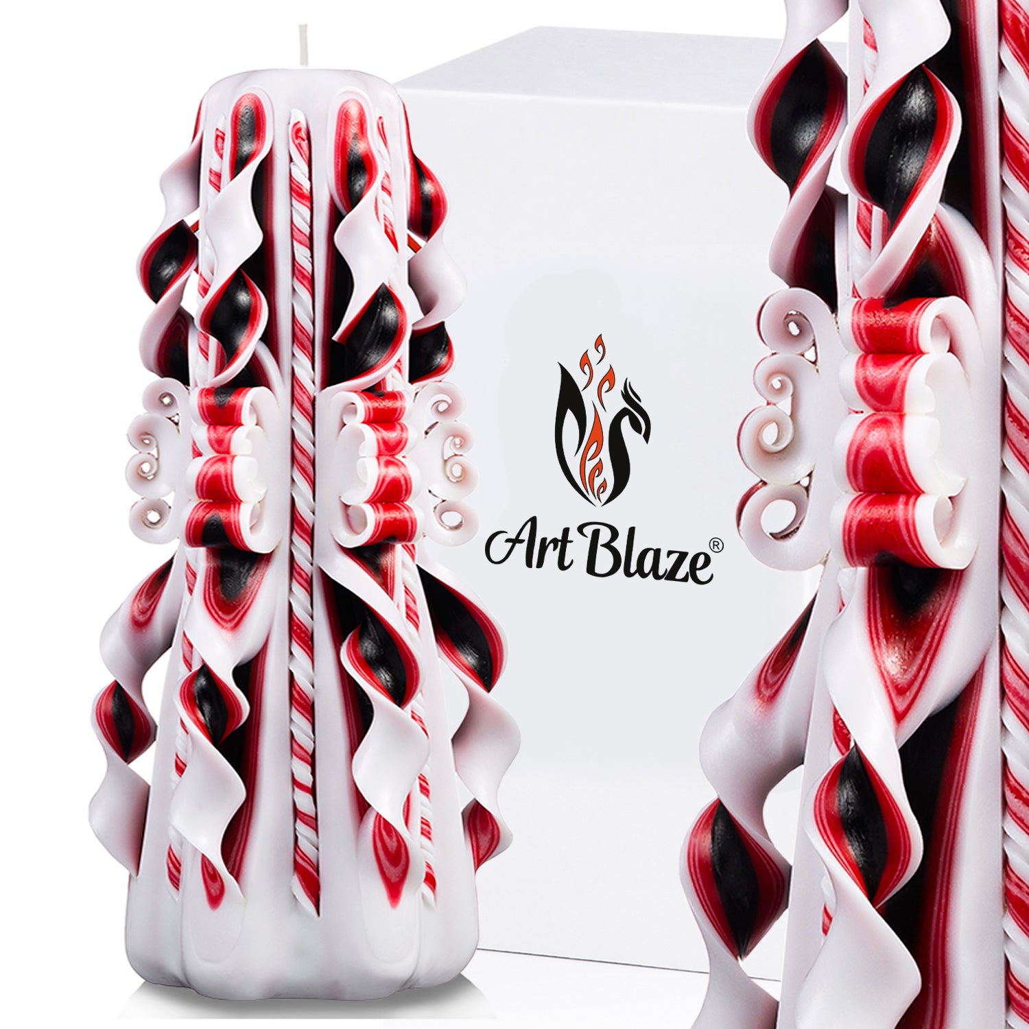 Carved candle "Eastern Tale" large