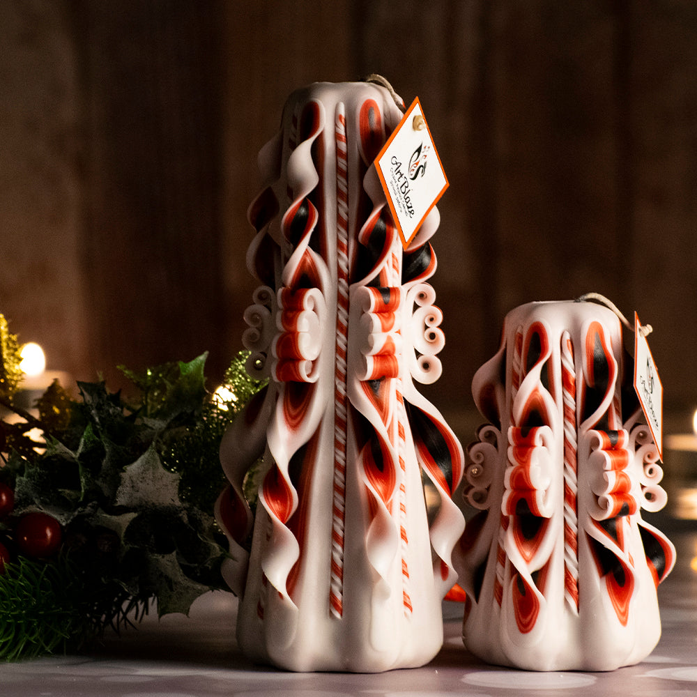 Set of carved candles "Eastern Tale"