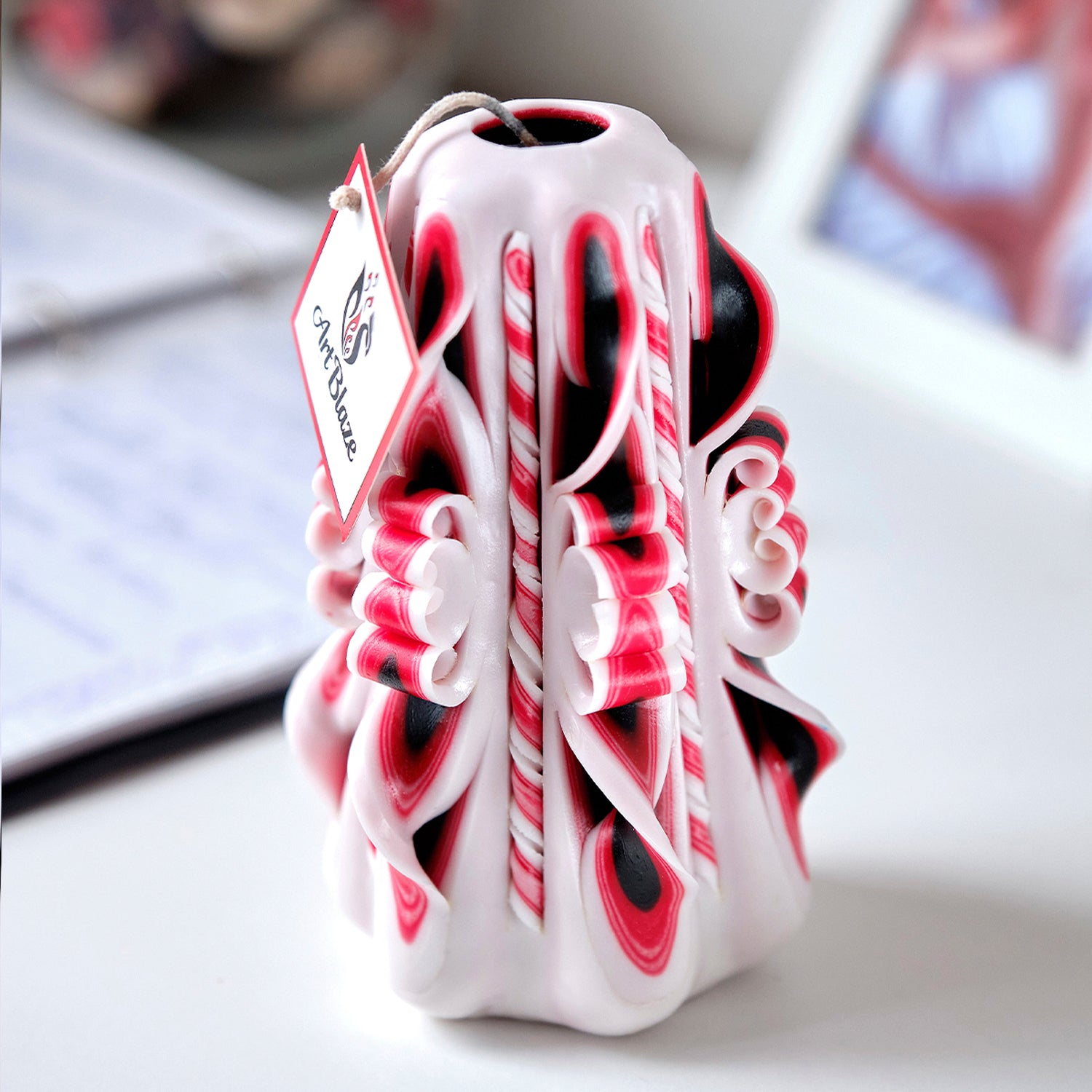 Carved candle "Eastern Tale" small