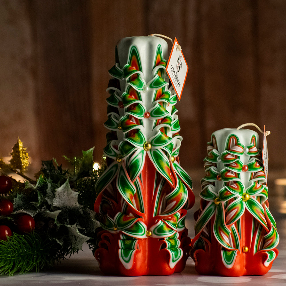 Set of carved candles &quot;Festive Cocktail&quot;