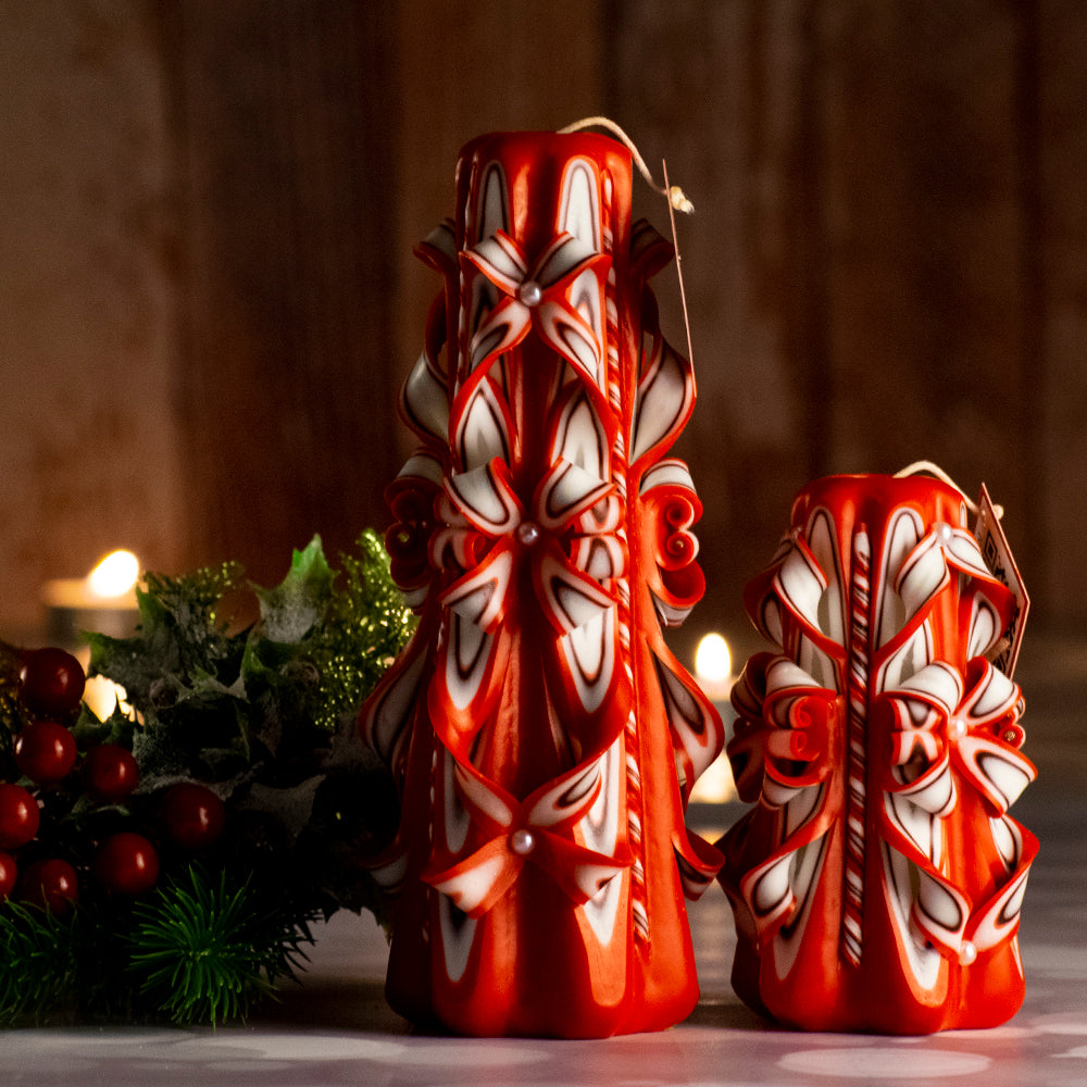 Set of carved candles &quot;Scarlet Sails&quot;