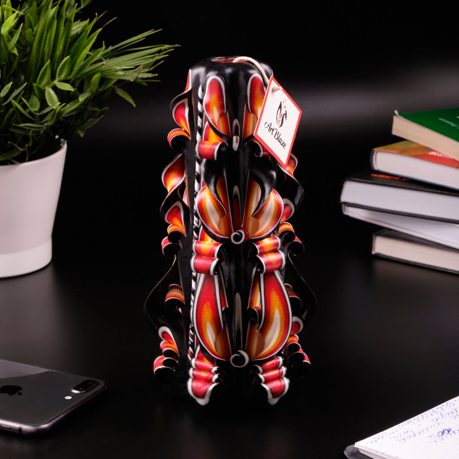 Love Moschino Moschino Flame Backpack Carved Candle